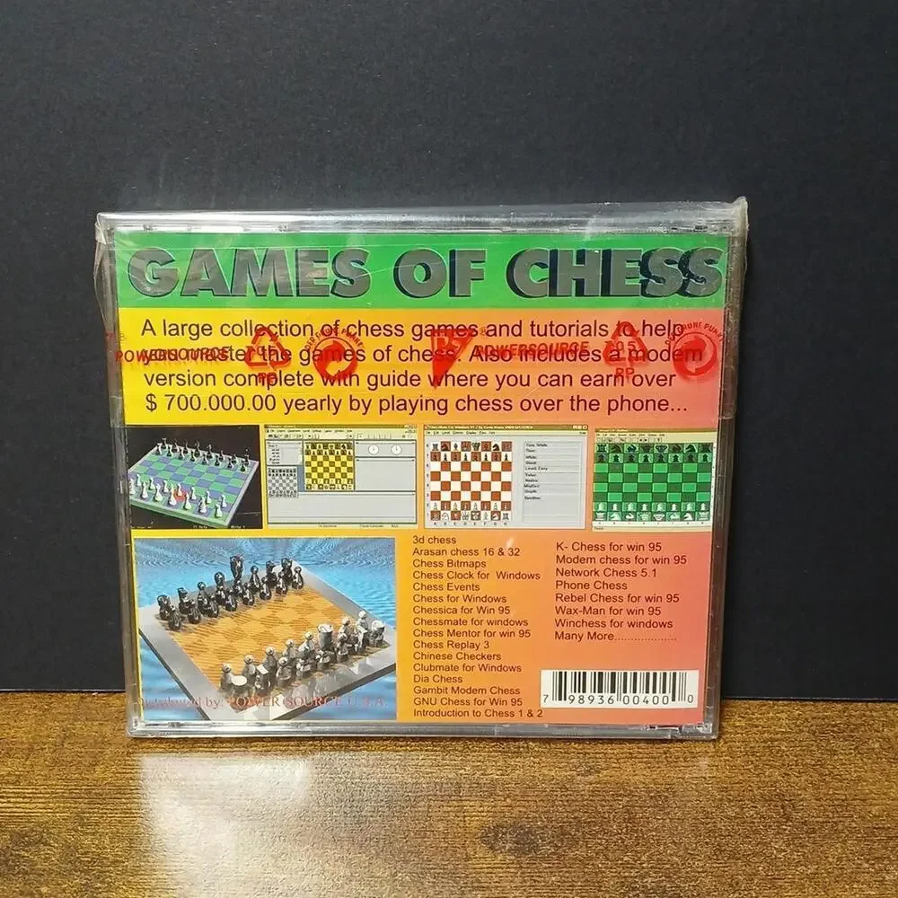 Chess : The Ultimate Teacher & Opponent CD-ROM Computer Game, PS400